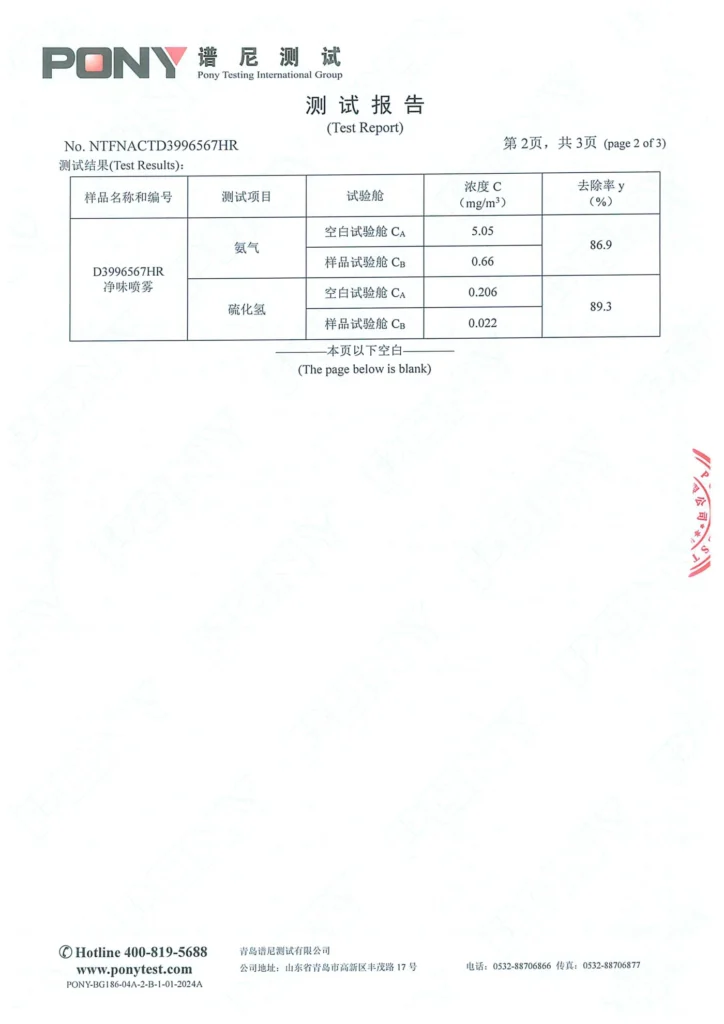 NTFNACTD3996567HR 原报告第 4 页；检测数据已在上方转为文字表格
